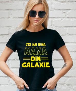 Tricou personalizat "Cea mai buna mama din galaxie"